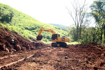 Aratiba começa reconstruir estradas e pontes