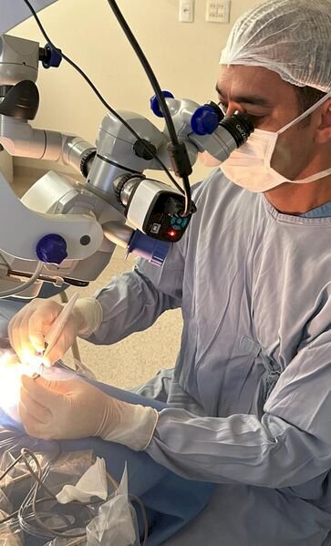 Procedimento inovador para o tratamento de glaucoma é realizado no Hospital de Clínicas de Passo Fundo