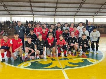 Escolinha de Futsal de Ipiranga do Sul participou de amistoso em Getúlio Vargas