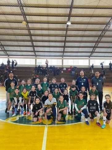 Escolinha de Futsal de Ipiranga do Sul participou de amistoso em Getúlio Vargas