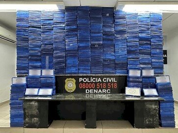 Polícia Civil realiza maior apreensão de cocaína da história da instituição