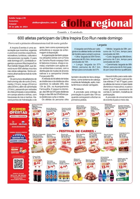 Corrida e Caminhada  /  600 atletas participam da Ultra Inspira Eco Run neste domingo