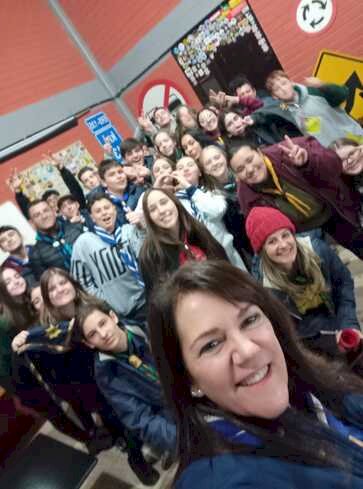 Escoteiros Bororós presentes no Jamboree Nacional que esta sendo realizado em Barretos (SP)