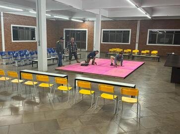 19ª RT começa montar estrutura para 1ª Inter-Regional do Enart em Erechim