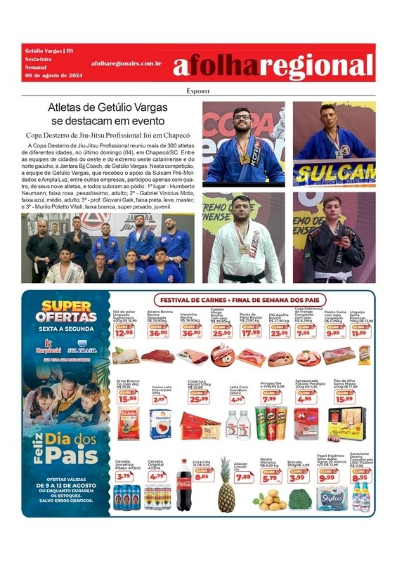 Atletas de Getúlio Vargas se destacam em evento