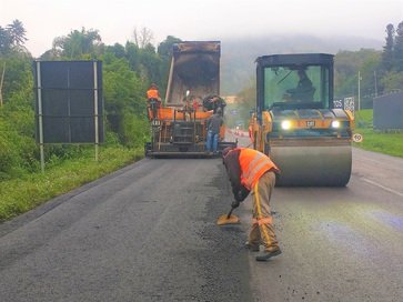 RS-135 - Obras na rodovia exigem atenção dos motoristas
