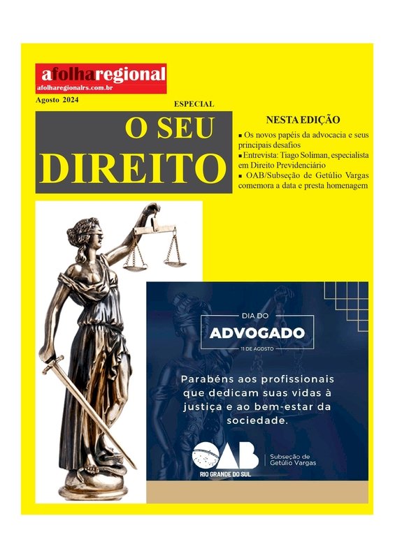 Especial - O Seu Direito / Agosto de 2024.