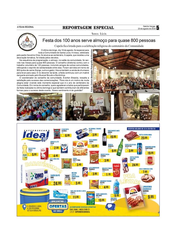 Especial – Centenário da Comunidade de Santa Lúcia