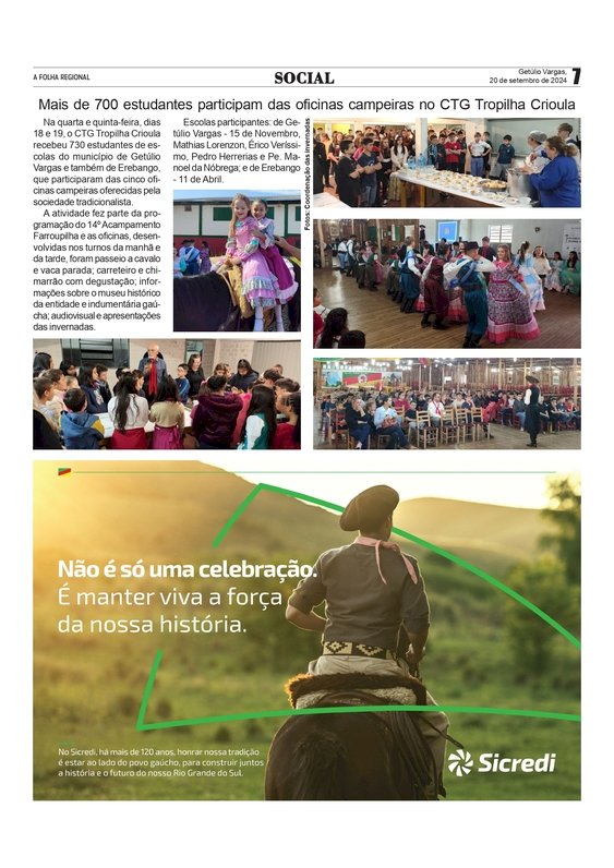 COLUNA SOCIAL, por Anissara Zir / Edição de 20 de setembro de 2024.