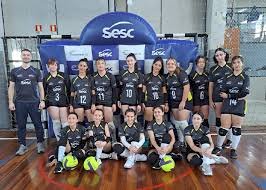Projeto de Formação Esportiva do Sesc Erechim participa de etapa da Liga Gaúcha de Vôlei