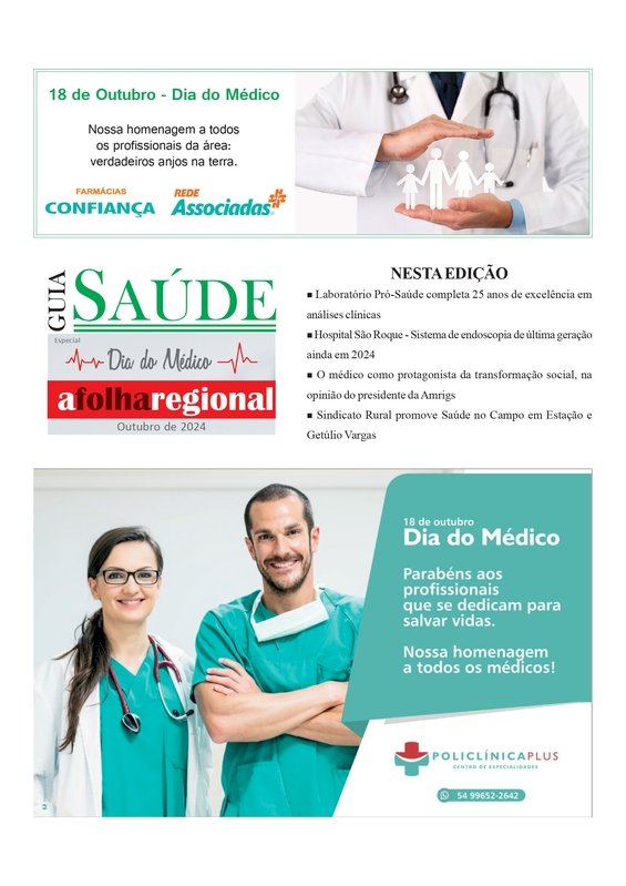 Guia da Saúde 2024 - Especial Dia do Médico