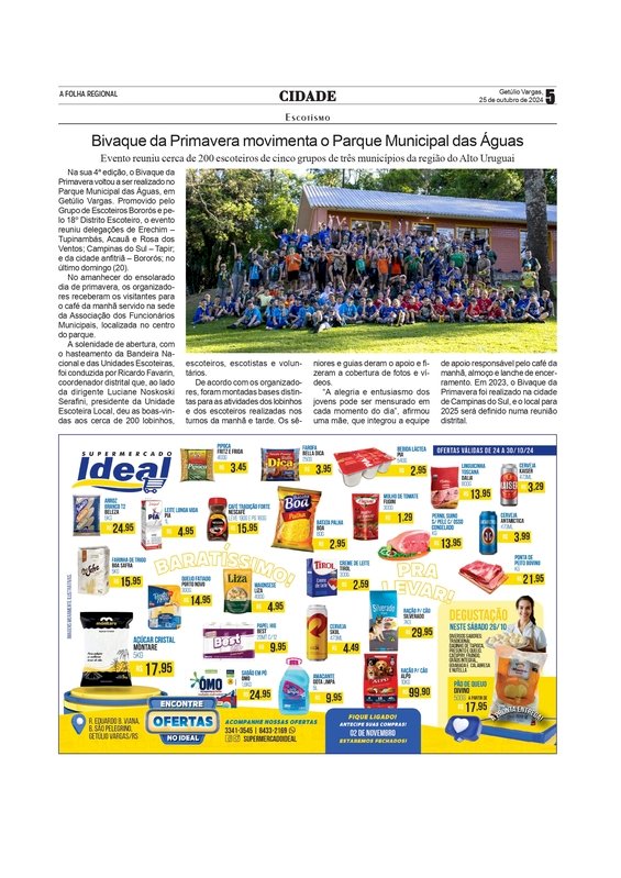 Escotismo – Bororós o anfitrião do Bivaque da Primavera