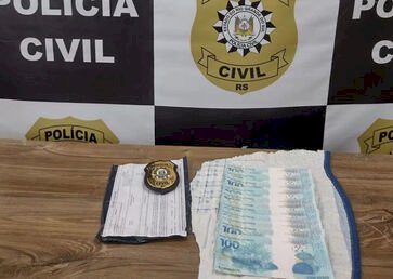 Polícia Civil apreende R$ 1.100 em notas falsas