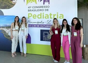 Curso de Medicina da URI marca presença no Congresso Brasileiro de Pediatria