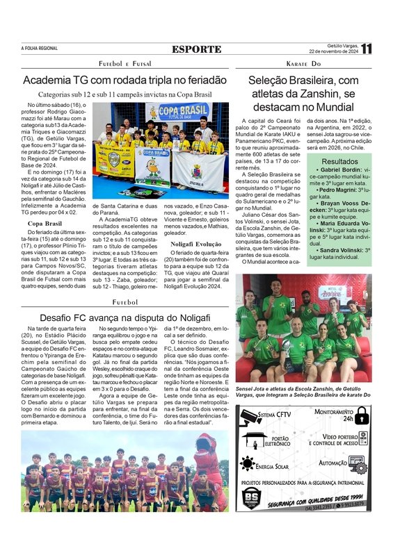 Academia TG com rodada tripla no feriadão /  Karate Do /  Desafio FC.