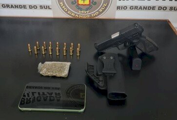 Adolescente flagrado com pistola em Marcelino Ramos