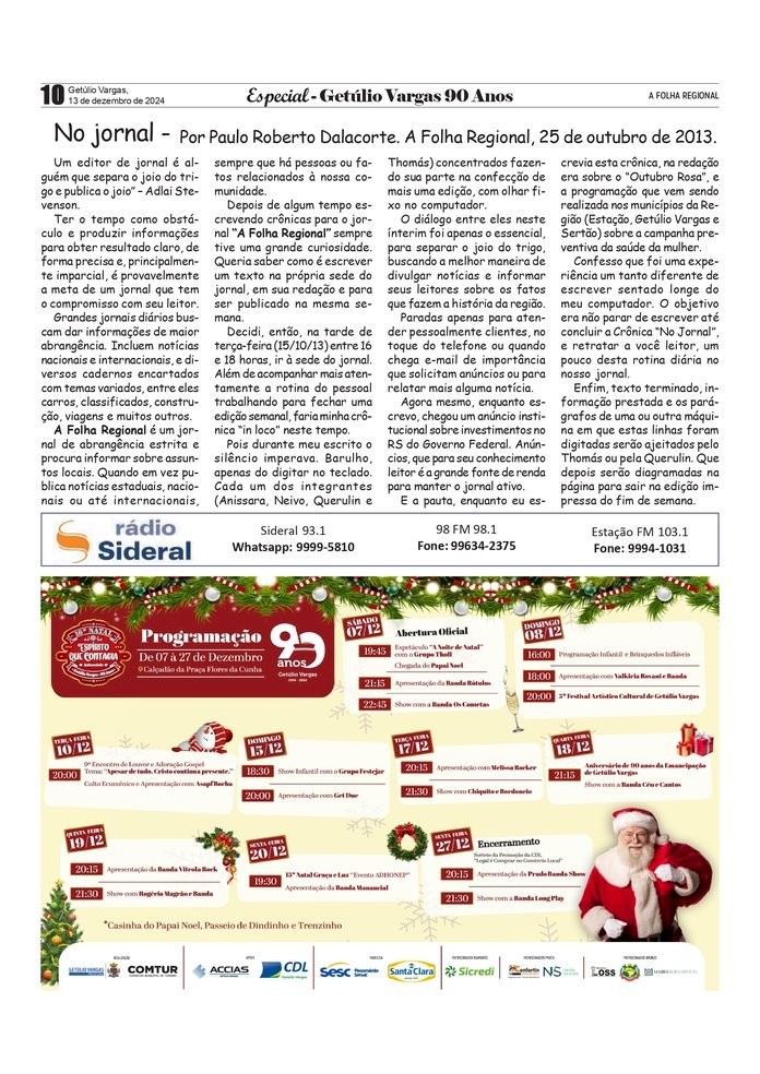 Getúlio Vargas 90 Anos – Crônica de Paulo Roberto Dalacorte