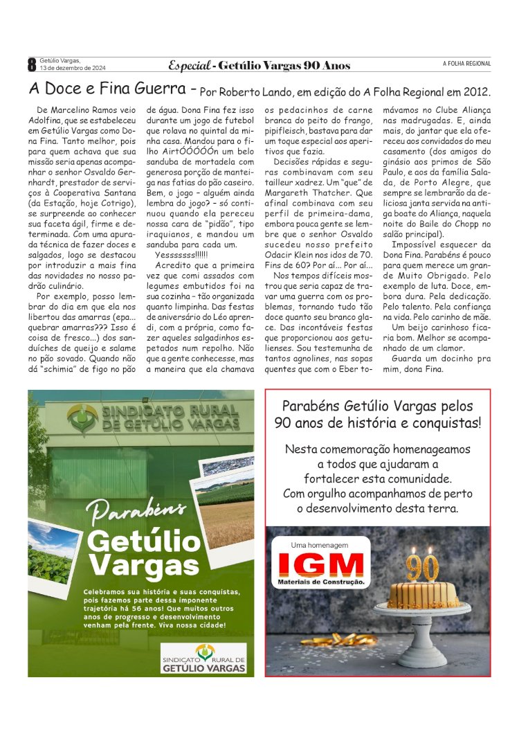 Getúlio Vargas 90 Anos – Crônica de Roberto Lando