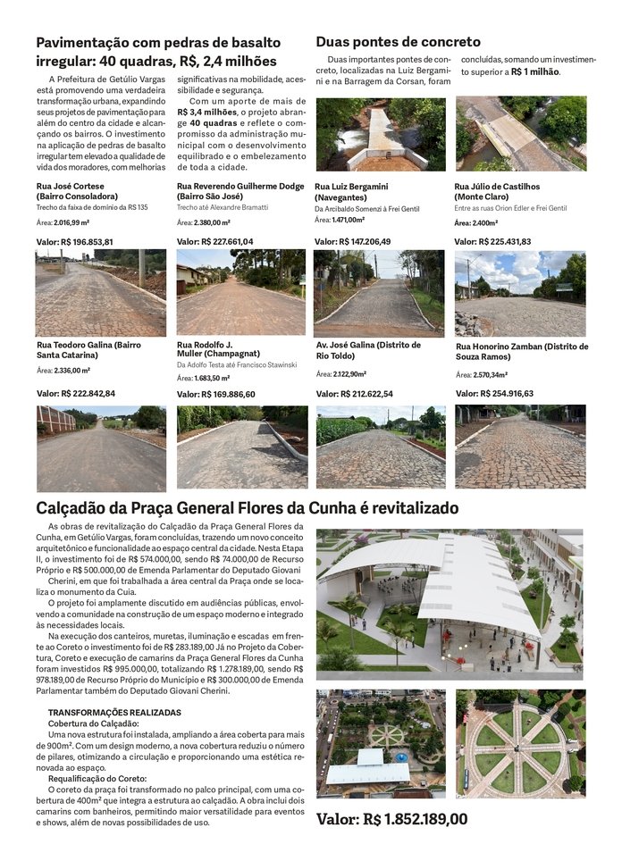 Prestação de Contas do Município de Getúlio Vargas  - Página 03