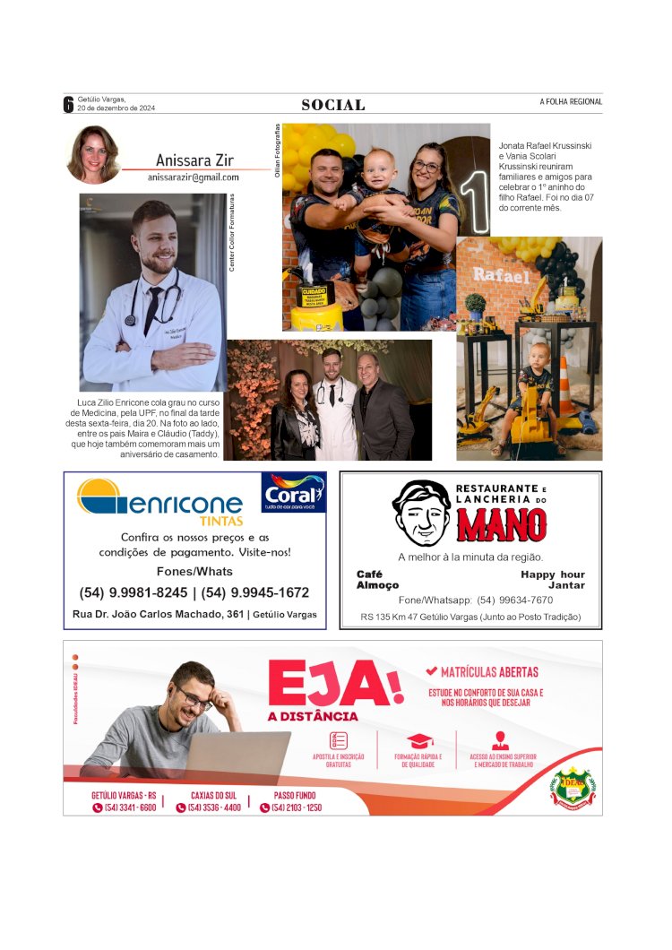 Social – por Anissara Zir / Edição de 20/12/2024