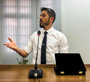 Câmara de Vereadores de Getúlio Vargas entrega moção de parabenização ao atleta Tiago Perez