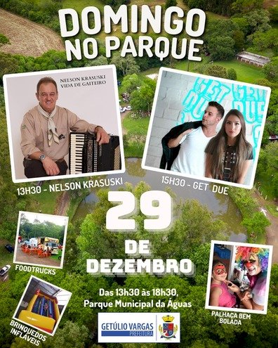 Último Domingo no Parque Municipal das Águas de 2024