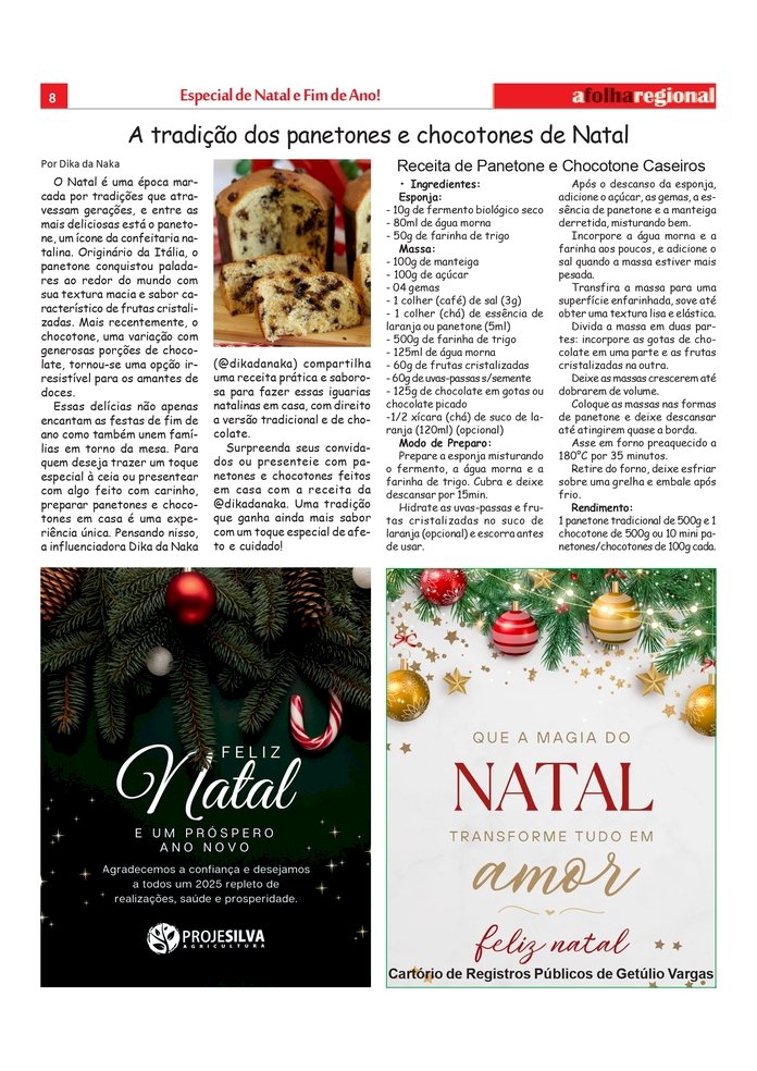 ESPECIAL NATAL 2024 - A tradição dos panetones e chocotones de Natal