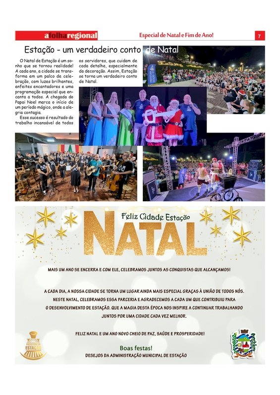 ESPECIAL NATAL 2024 - Estação - um verdadeiro conto  de Natal