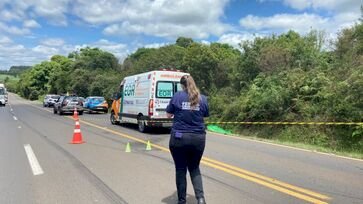 Acidente deixa duas pessoas mortas na ERS 135 entre Passo Fundo e Coxilha