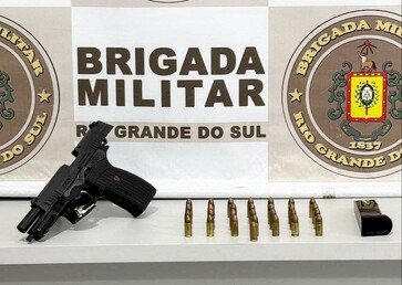 BM apreende arma de fogo de uso restrito