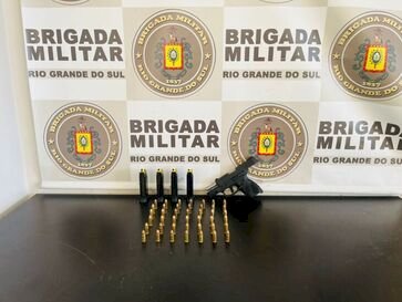 Brigada Militar prende homem por porte ilegal de arma de fogo