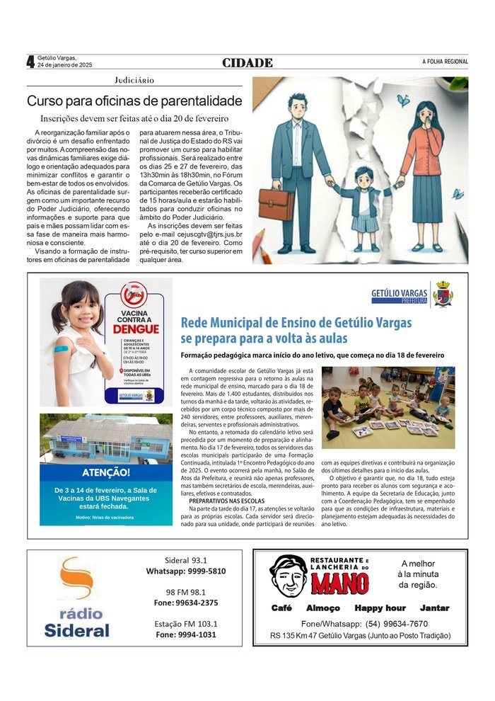 Judiciário - Curso para oficinas de parentalidade
