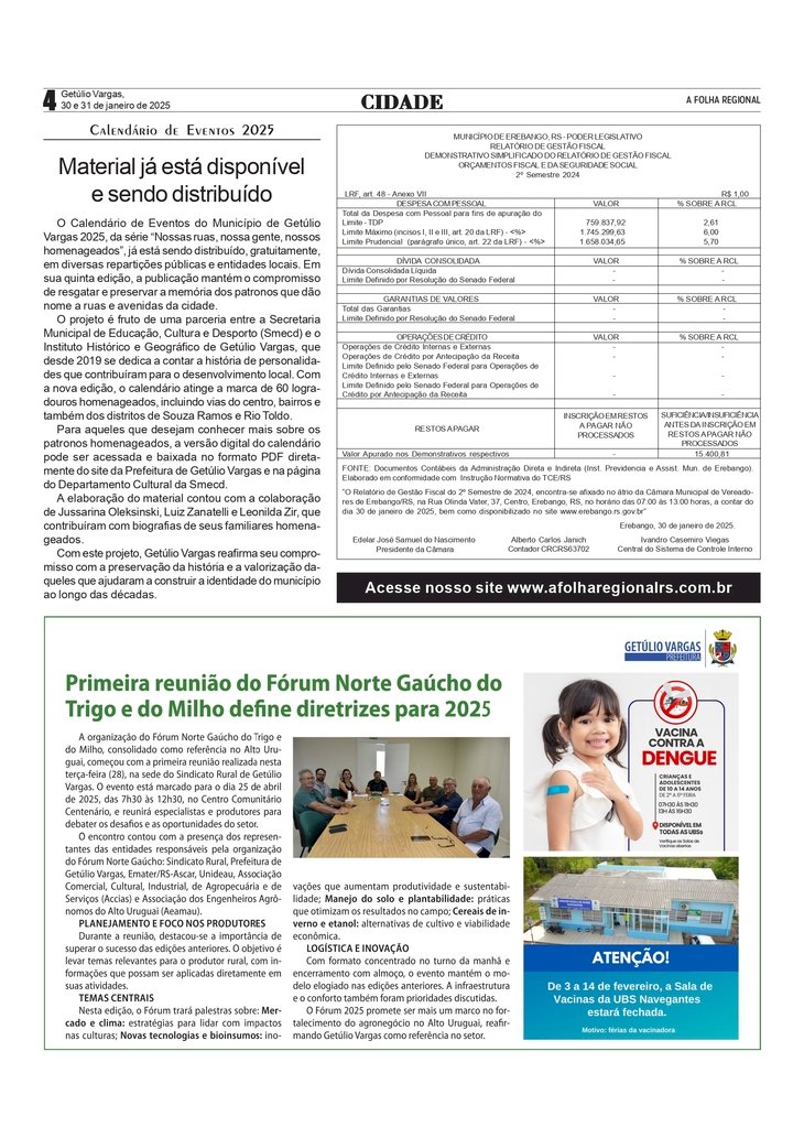 Fórum Norte Gaúcho - Reunião da edição do trigo e do milho define diretrizes para 2025