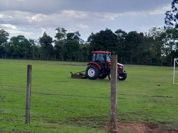 Estação - Secretaria de obras realiza manutenção nos locais esportivos do município!