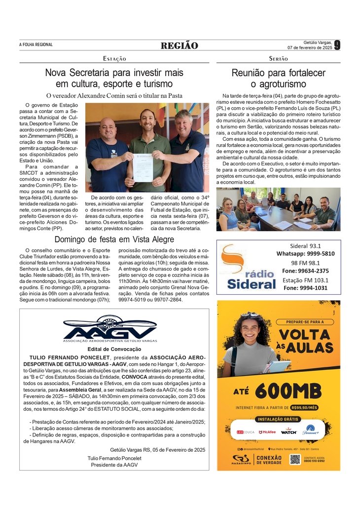 Notícias de Estação e Sertão