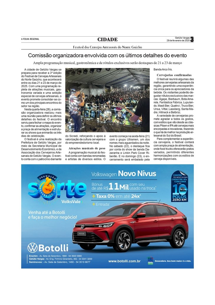 Festival das Cervejas Artesanais do Norte Gaúcho