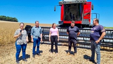 Abertura da Colheita da Soja é realizada em Ipiranga do Sul