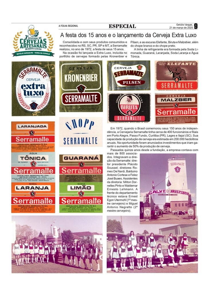 Especial - A festa dos 15 anos e o lançamento da Cerveja Extra Luxo