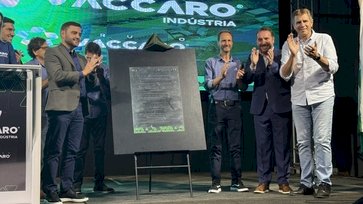 Vice-governador Gabriel Souza prestigia investimento agroindustrial em Erechim