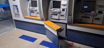 Homem arromba agência bancária no centro de Passo Fundo