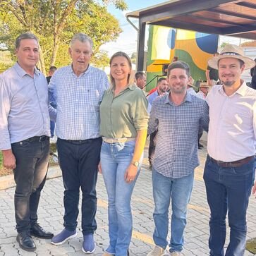 Autoridades de Ipiranga do Sul participam do Ato em Defesa da Agricultura em Jacutinga