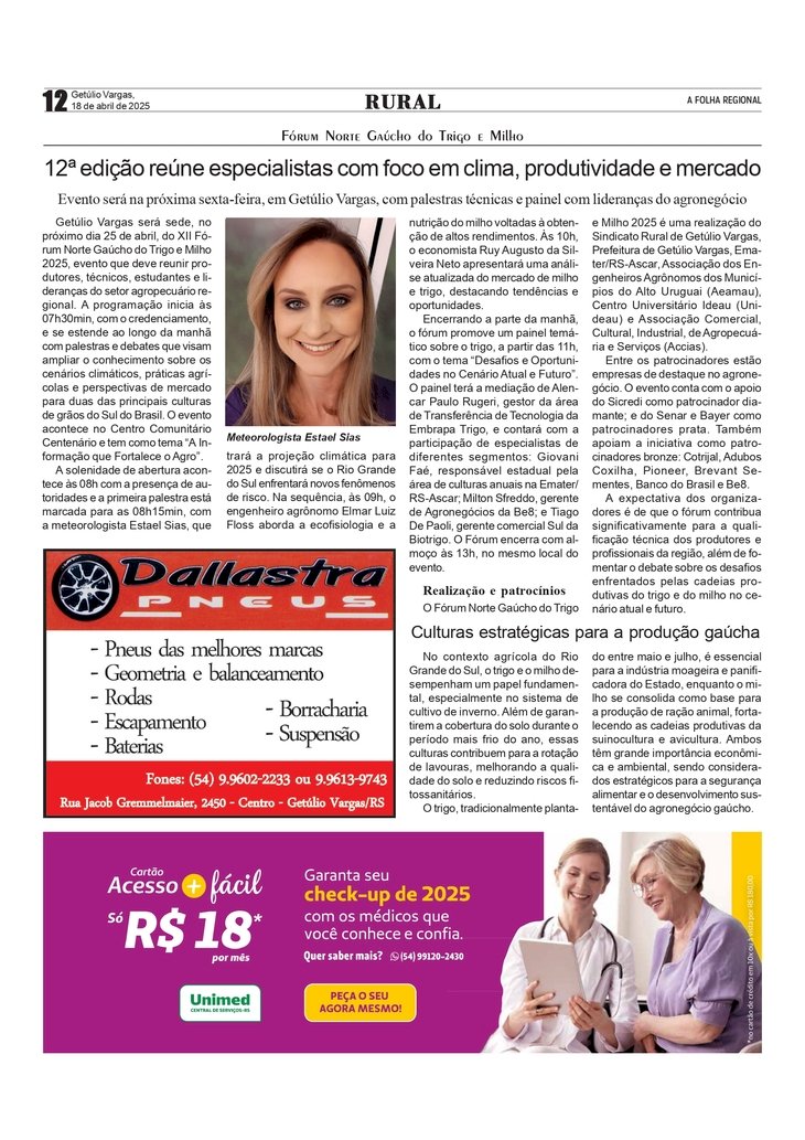 12ª edição reúne especialistas com foco em clima, produtividade e mercado