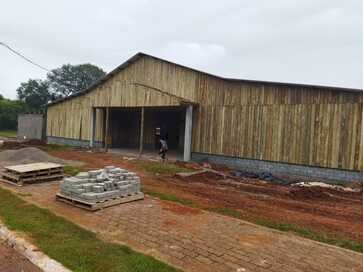 Obra em CTG de Entre Rios do Sul segue em ritmo acelerado e está preste a ser inaugurada