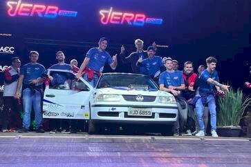 Ensino URI Rally Car marca presença no Rally Erechim com carro dentro dos padrões da FIA