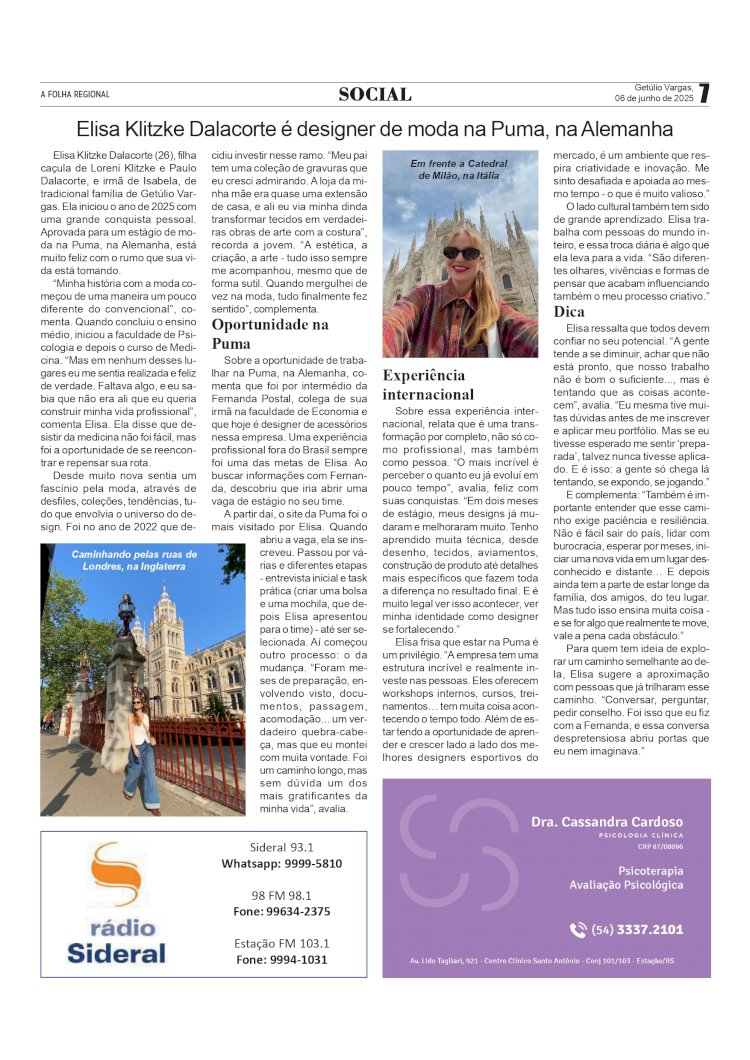 Social, por Anissara Zir. Edição de 06/6/2025