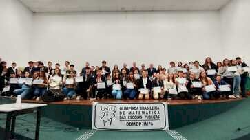 Estudantes da 15ª CRE conquistam medalhas na OBMEP e evidenciam a qualidade do ensino público