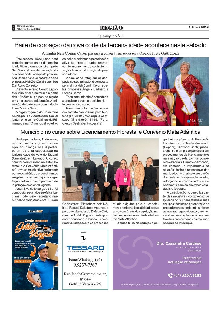 Notícias de Ipiranga do Sul