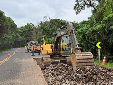 EGR realiza 14 frentes de trabalho em rodovias gaúchas nesta semana
