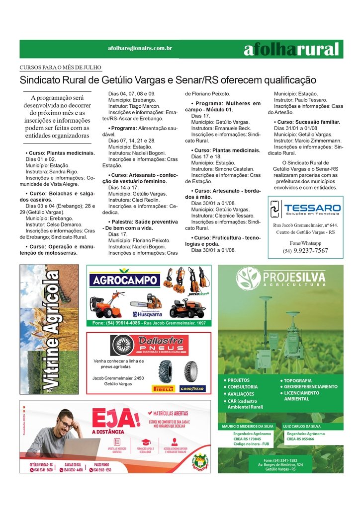 A FOLHA RURAL – Junho de 2025.