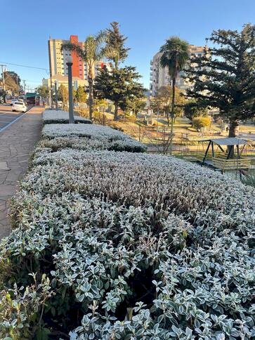 Getúlio Vargas e Dom Pedrito foram os únicos municípios do RS com temperatura negativa nesta sexta-feira.